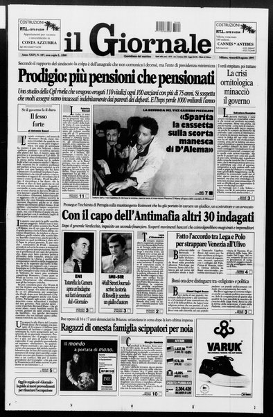 Il giornale : quotidiano del mattino